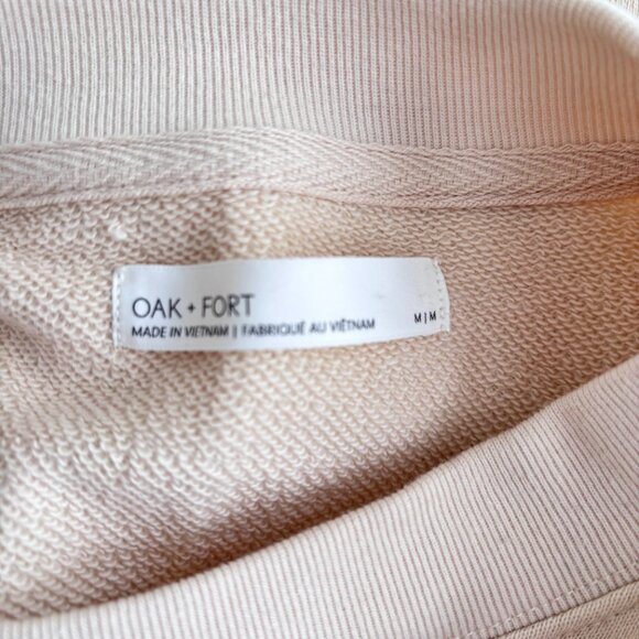 OAK & FORT Cropped Boxy Sweatshirt - Picture 5 of 5